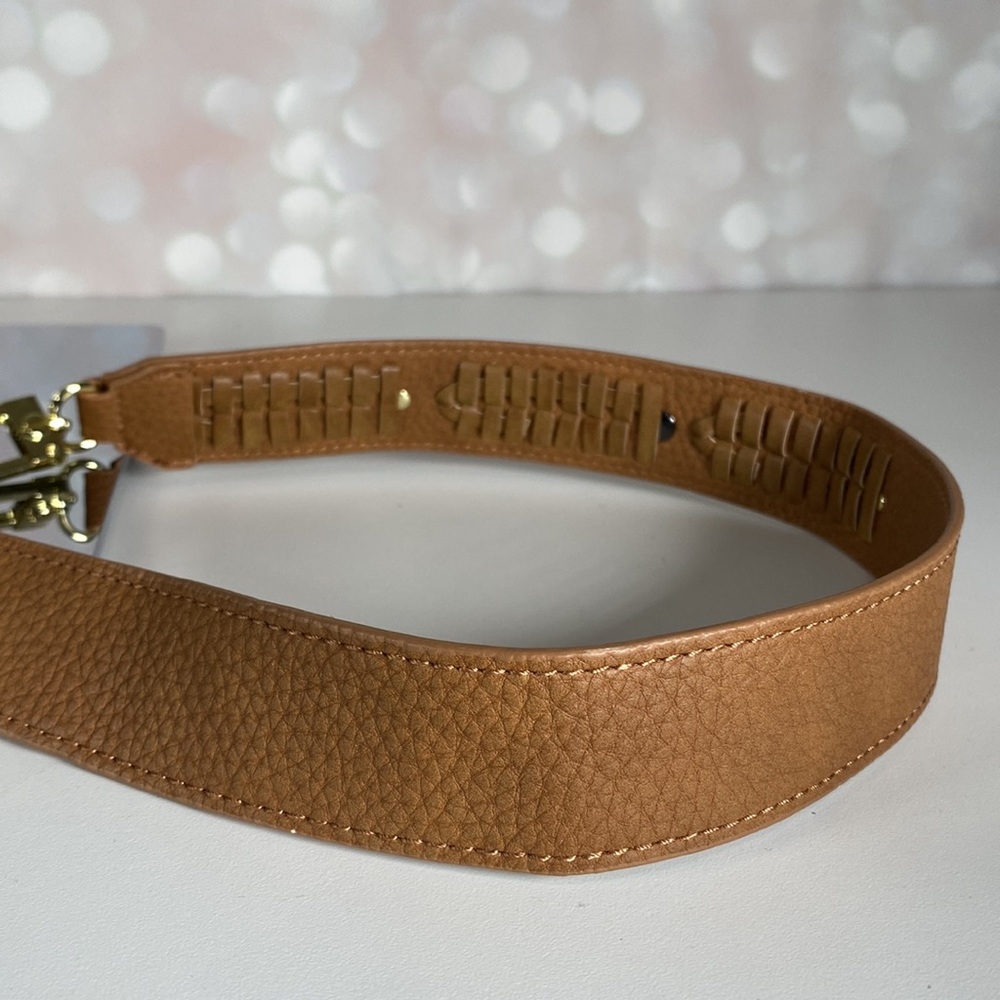 STEVE MADDEN Tan Faux Leather Studded Crossbody - Picture 9 of 11